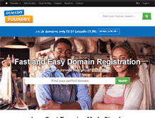 Tablet Screenshot of domainsfoundry.co.uk